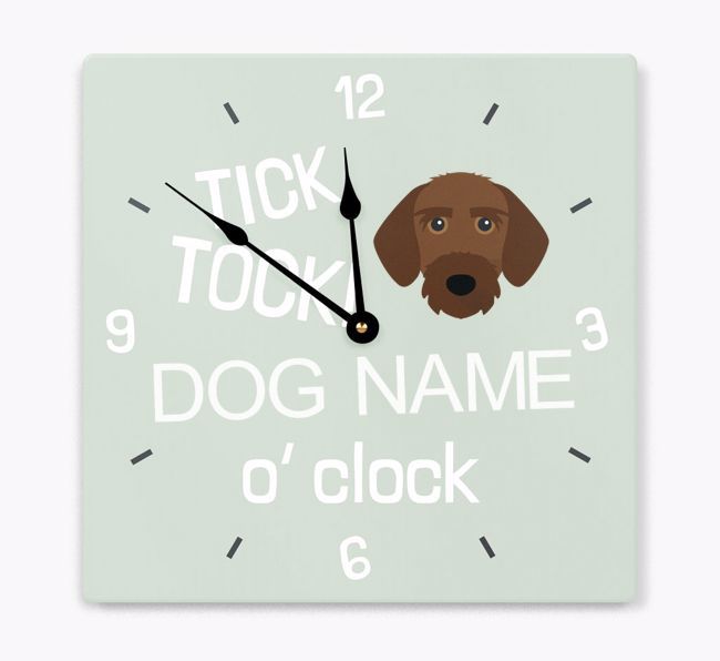 Tick Tock 'O' Clock: Personalized Wall Clock with {breedFullName} Icon